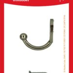 CABIDE CROMADO PEQ.(1) E PARAFUSO 2,5X16