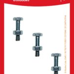 PARAFUSO SEXTAVADO 1/4X1 C/ PORCA (3)