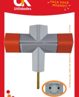 2371-Plugue Pino 3 Saídas Certificado