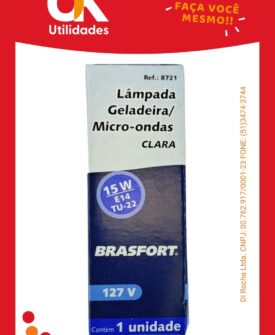 2388-Lâmpada para Geladeira 15W 110V E14 -01 unidade