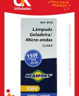 2389-Lâmpada para Geladeira e Micro-ondas 15W 220V