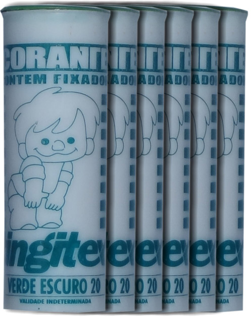 2449- Corante para Tecido VERDE -6 unidades.
