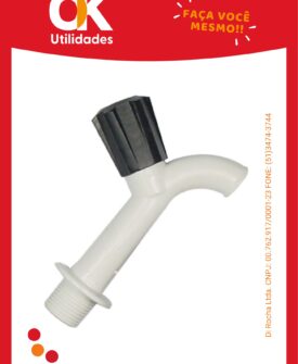 2465-Torneira Rebouças para Tanque 1/2 x 3/4 | 1 Unidade