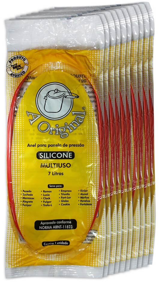 2477-Borracha para Panela de Pressão Silicone Multiuso 7L