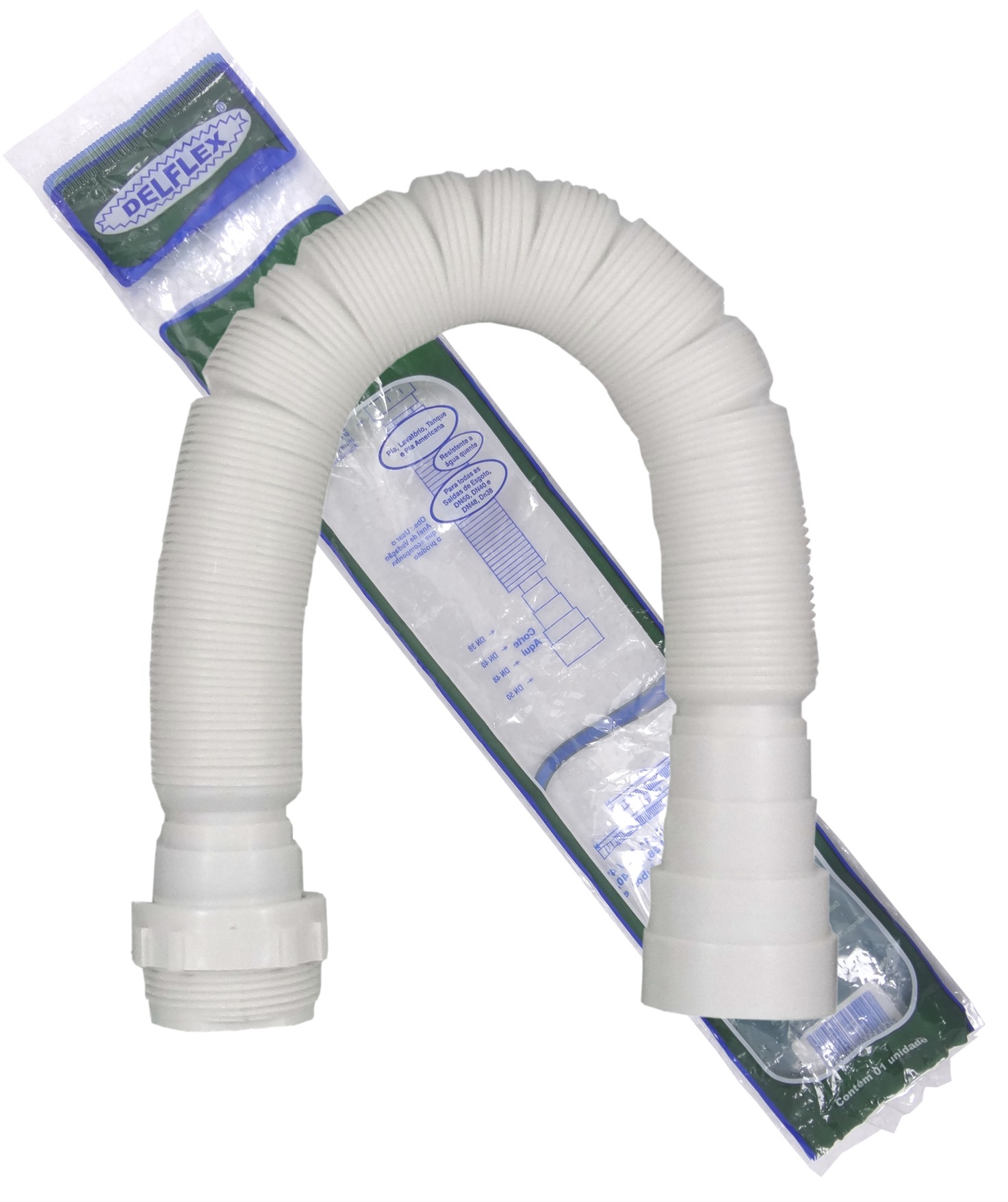 2508- Sifão Flexível Universal Longo | 1 Unidade