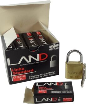 2514-Cadeado Maciço 30mm | Caixa com 10 Unidades