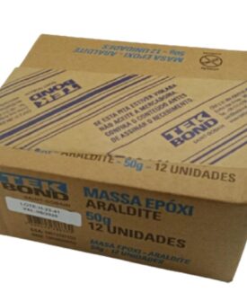 2528-Massa Epóxi Araldite 50g Caixa com 12 Unidades