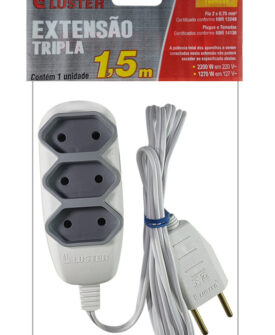 2592- Extensão Tripla 2P 1,5m