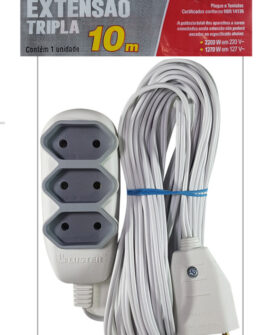 2595- Extensão Tripla 2P 10m