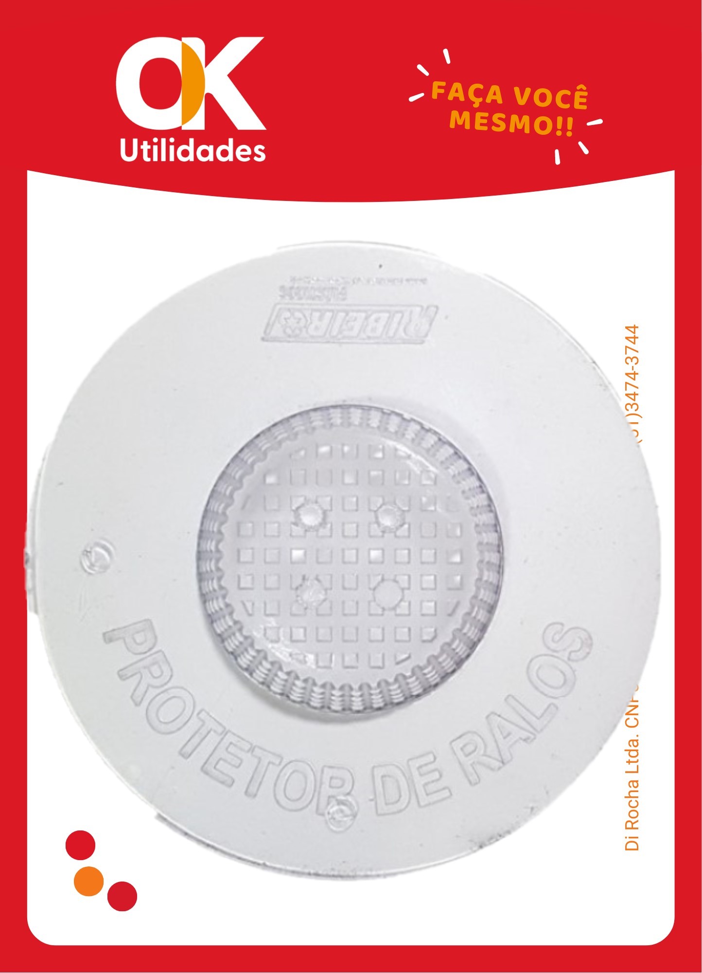 2644- Ralo para Pia de Silicone Transparente
