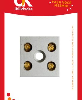 2662-Conector de Porcelana 16 mm 2 Polos