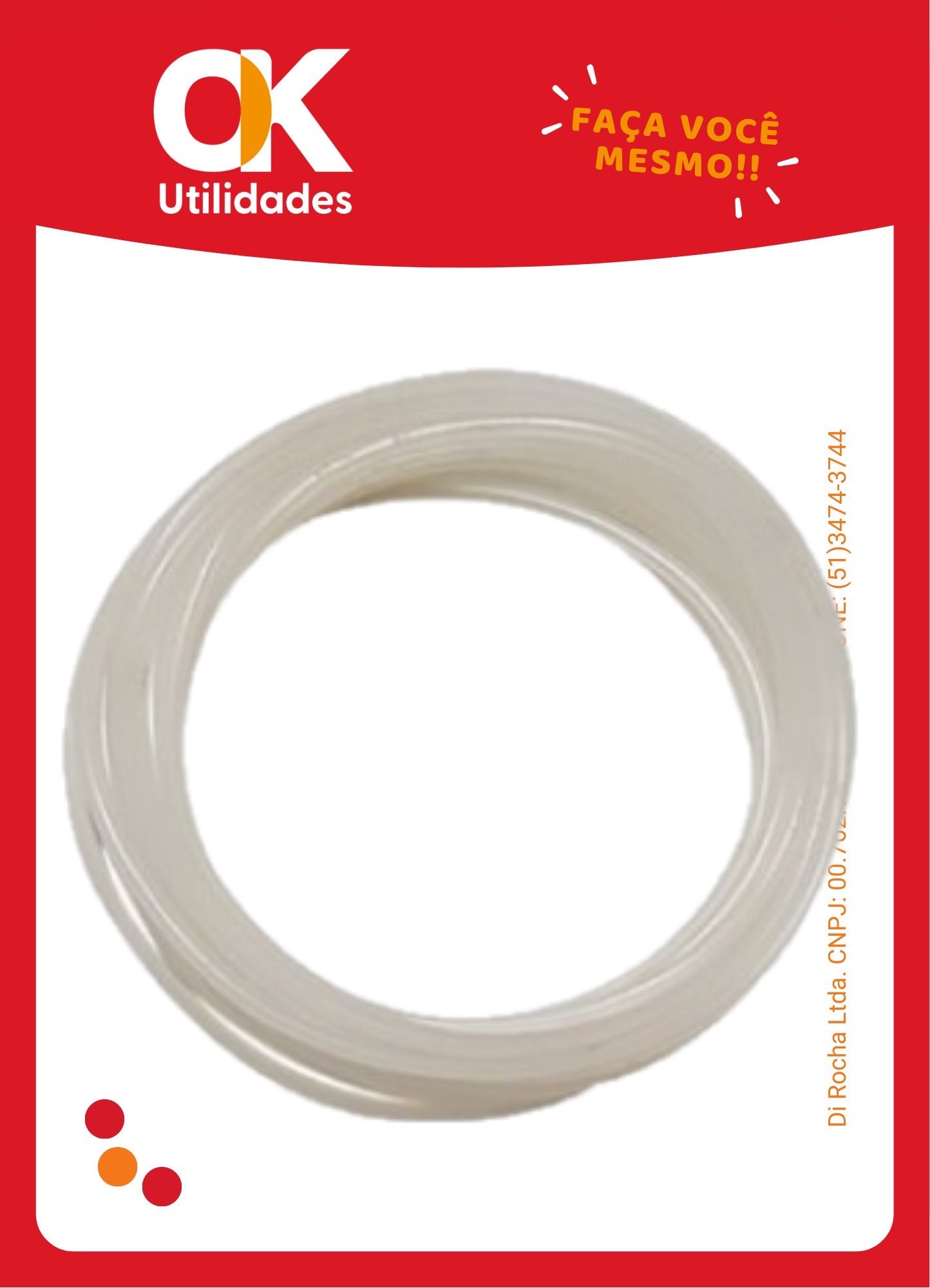 2707-Fio de Nylon para Roçadeira 2,5 mm x 5 m