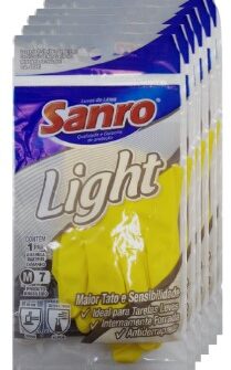 2720- Luva de Borracha Sanro Light Média