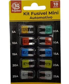 2737- Kit Fusível Mini Automotivo 10 Peças
