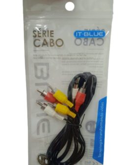2742- Cabo 3 RCA + 3 RCA 1,5m - 1 Unidade