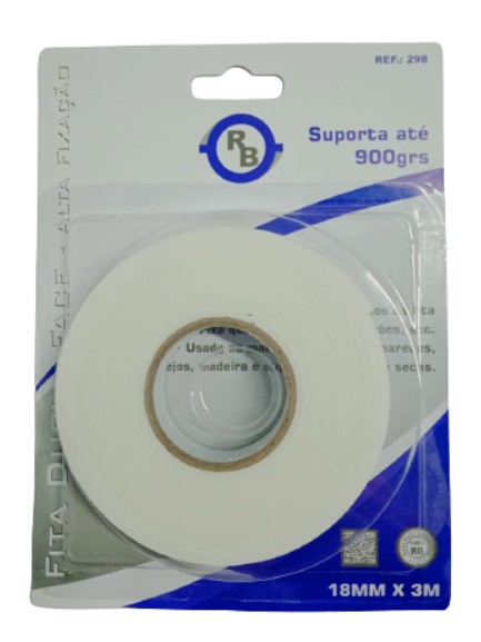 2766- Fita Dupla Face 18mm x 3m