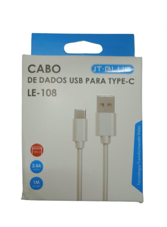 2778- Cabo de Dados USB para Type-C 1m 2,4A