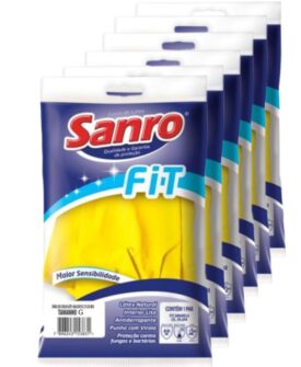 2783-Luva de Borracha Sanro Fit Grande