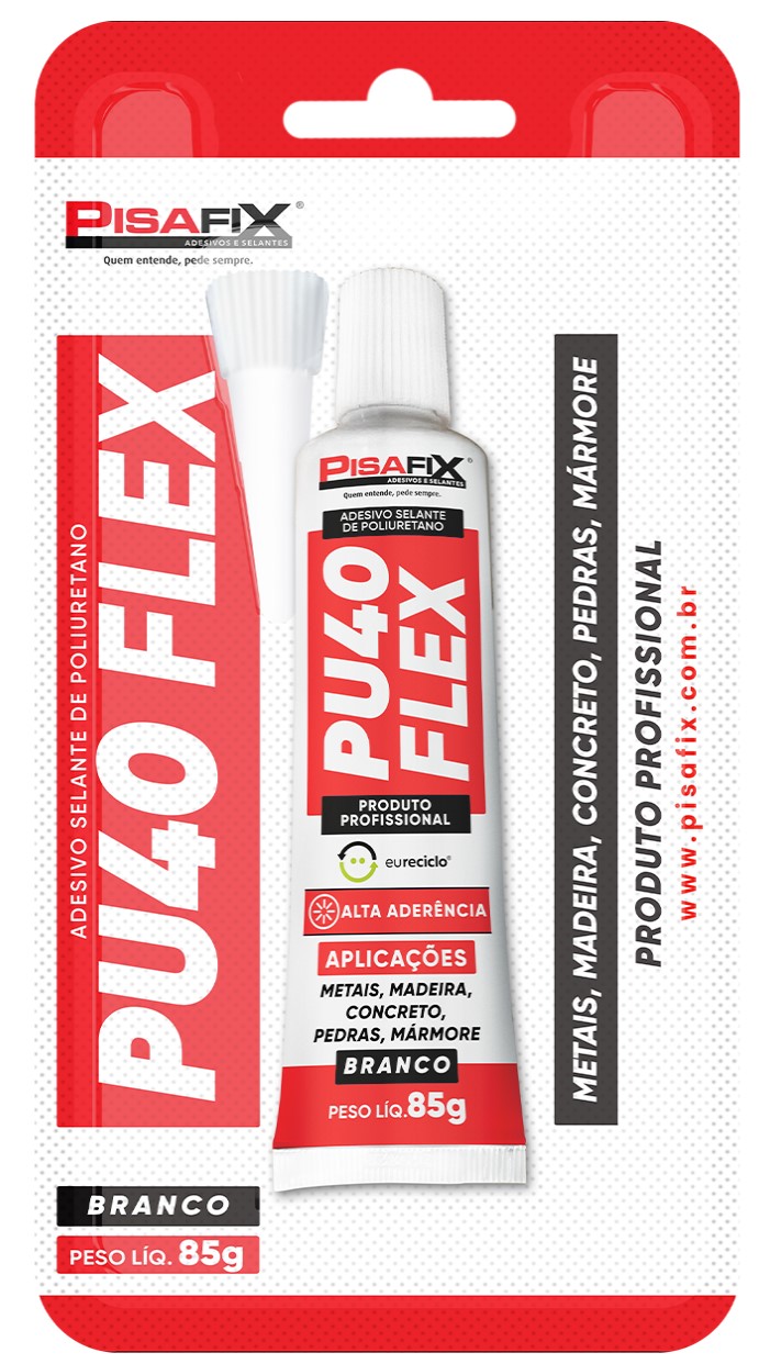 2800- Cola Adesivo Selante PU 40 Flex branco 85g