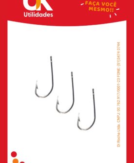 4594-Pesca Anzol Nº 2 com 3 Unidades