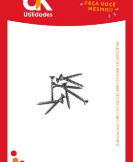 4600-Parafuso para Madeira 3,2mm x 22mm com 8 Unidades