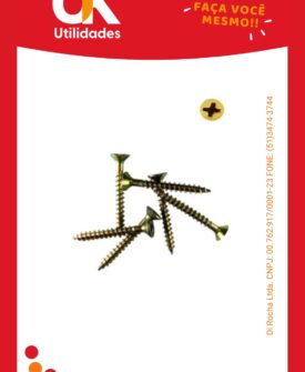 4608-Parafuso Phillips 3,5 x 25mm com 6 Unidades