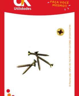 4613-Parafuso Phillips 3,5 x 30mm com 5 Unidades