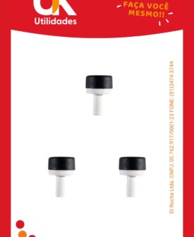 4645-Vedante para Torneira 1/2" com 3 Unidades