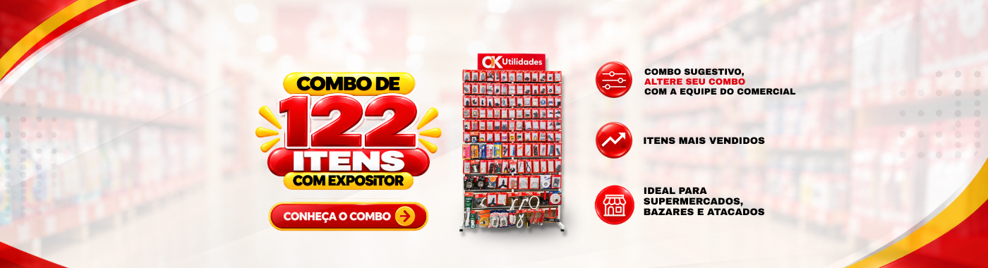 Ferragem, mais de 150 itens para sua loja.