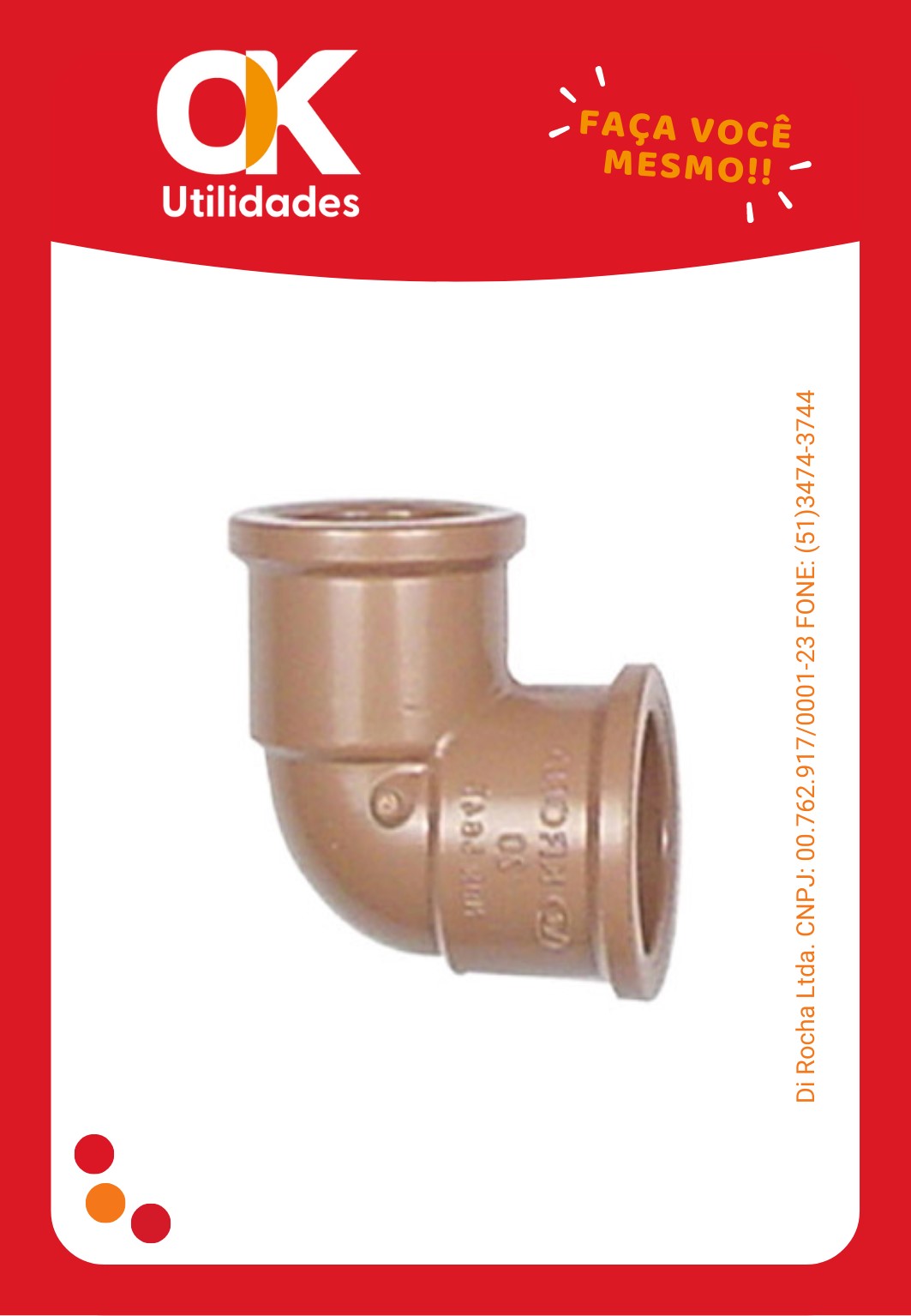 5004-Conexão Joelho 20mm 1 Unidade