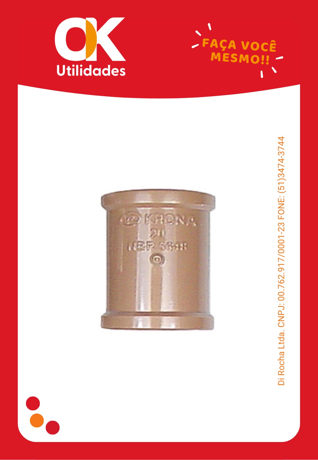 5008-Conexão Luva 20mm 1 Unidade