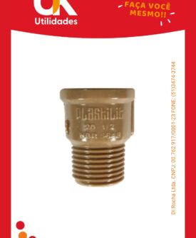 5016-Conexão Adaptador 25mm x 3/4" 1 Unidade