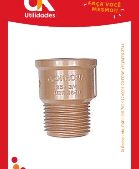 5017-Conexão Adaptador 25mm x 3/4" 1 Unidade