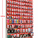 Combo 122 Itens com Expositor 1,30 x 2,15 m