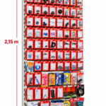 Combo 84 Itens com Expositor 0,80 x 2,15 m